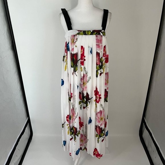Ted Baker Melbii Berry Sundae Tie Strap Sleeveless Midi Sundress Ted 2 Small S - Picture 2 of 12